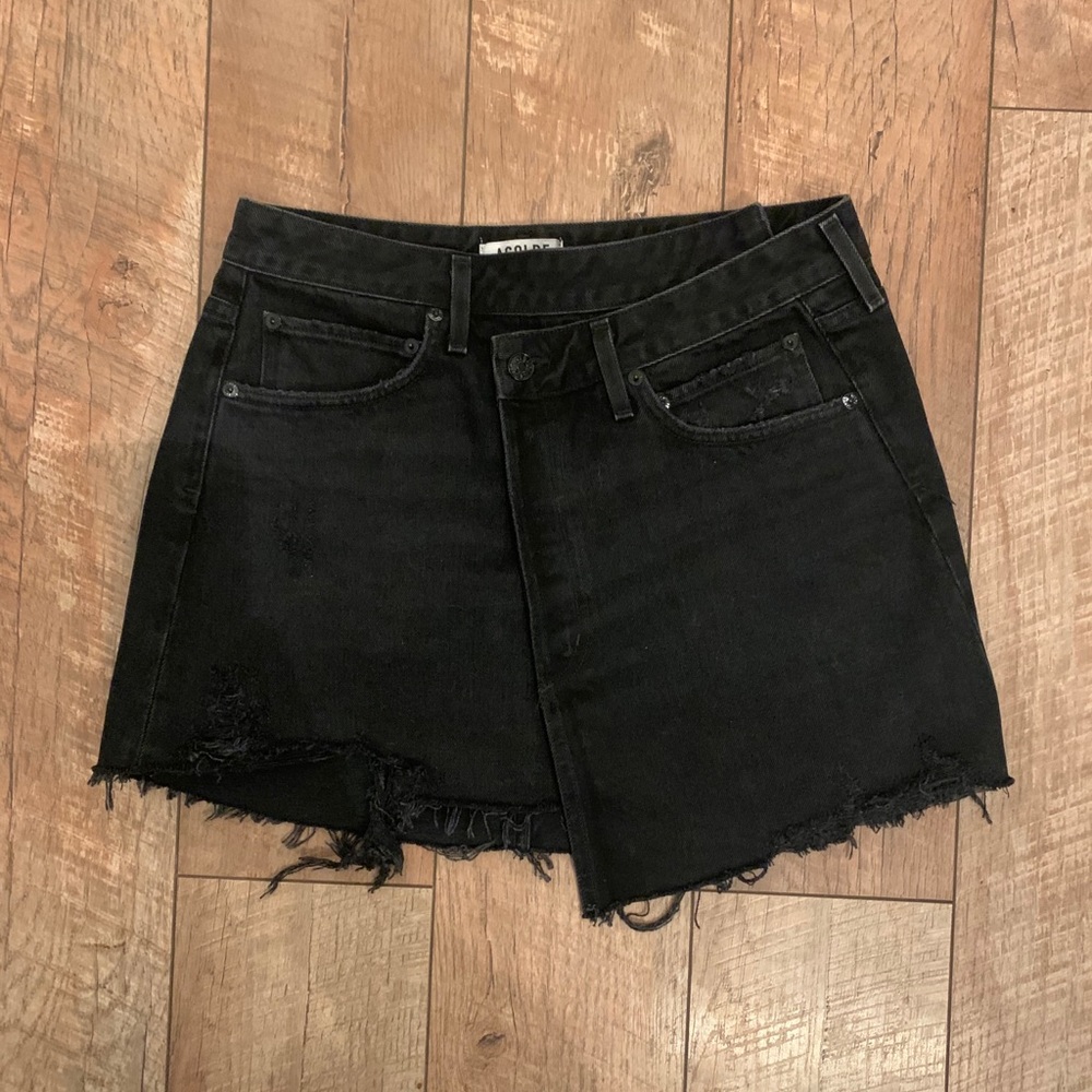 Agolde criss cross skirt